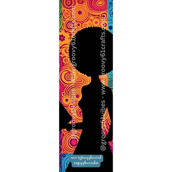 Groovy Reader Bookmark – Vintage Silhouettes for Women Who Love to Read (1-4) - Picture 3 of 5